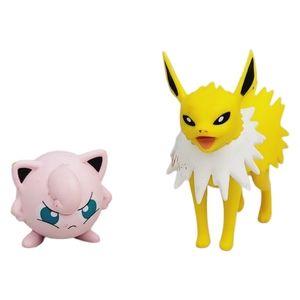 Pokémon Figures Jolteon 2.5" & Jigglypuff 1" - Tomy